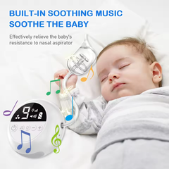 Powerful Electric Nasal Aspirator with Melodies & Gentle Illumination