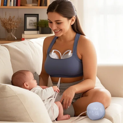 NewCare 2025 Double Electric Breast Pump - Ultra-Light Wearable Breastfeeding Pump