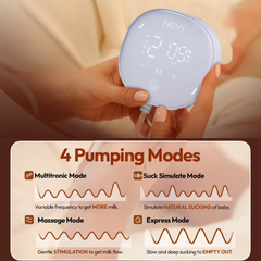 NewCare 2025 Double Electric Breast Pump - Ultra-Light Wearable Breastfeeding Pump