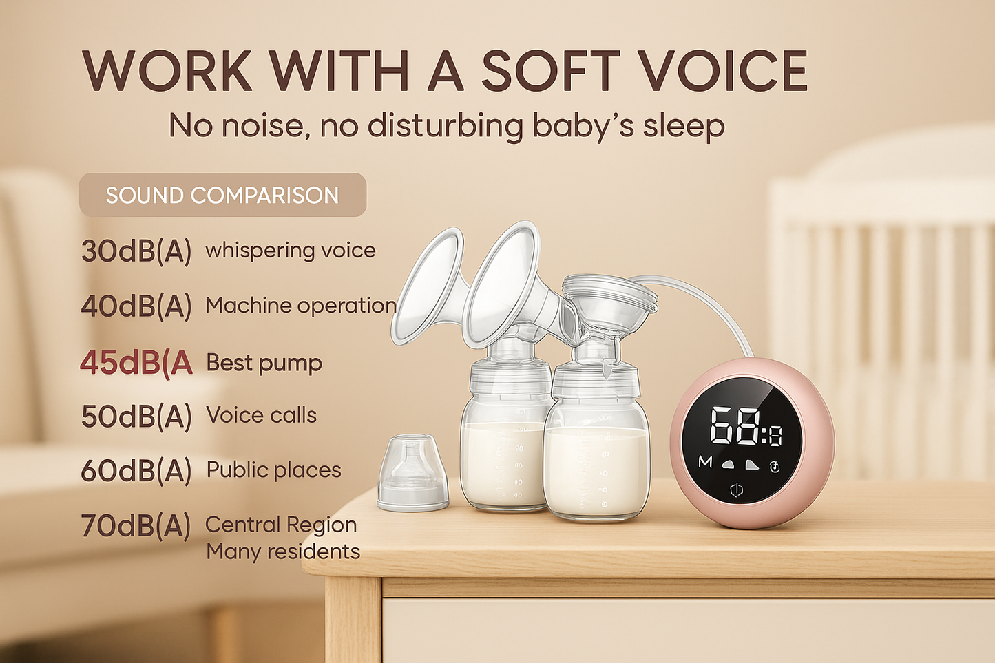 MyBabyCare Electric Double Breast Pump
