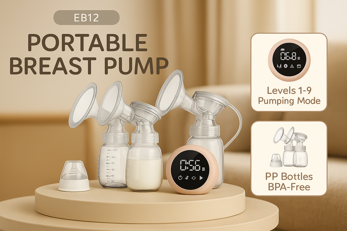 MyBabyCare Electric Double Breast Pump