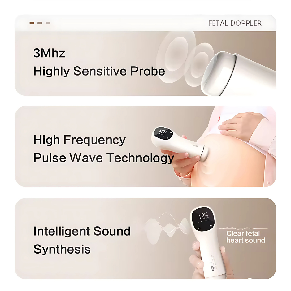 Portable Fetal Doppler All-in-one