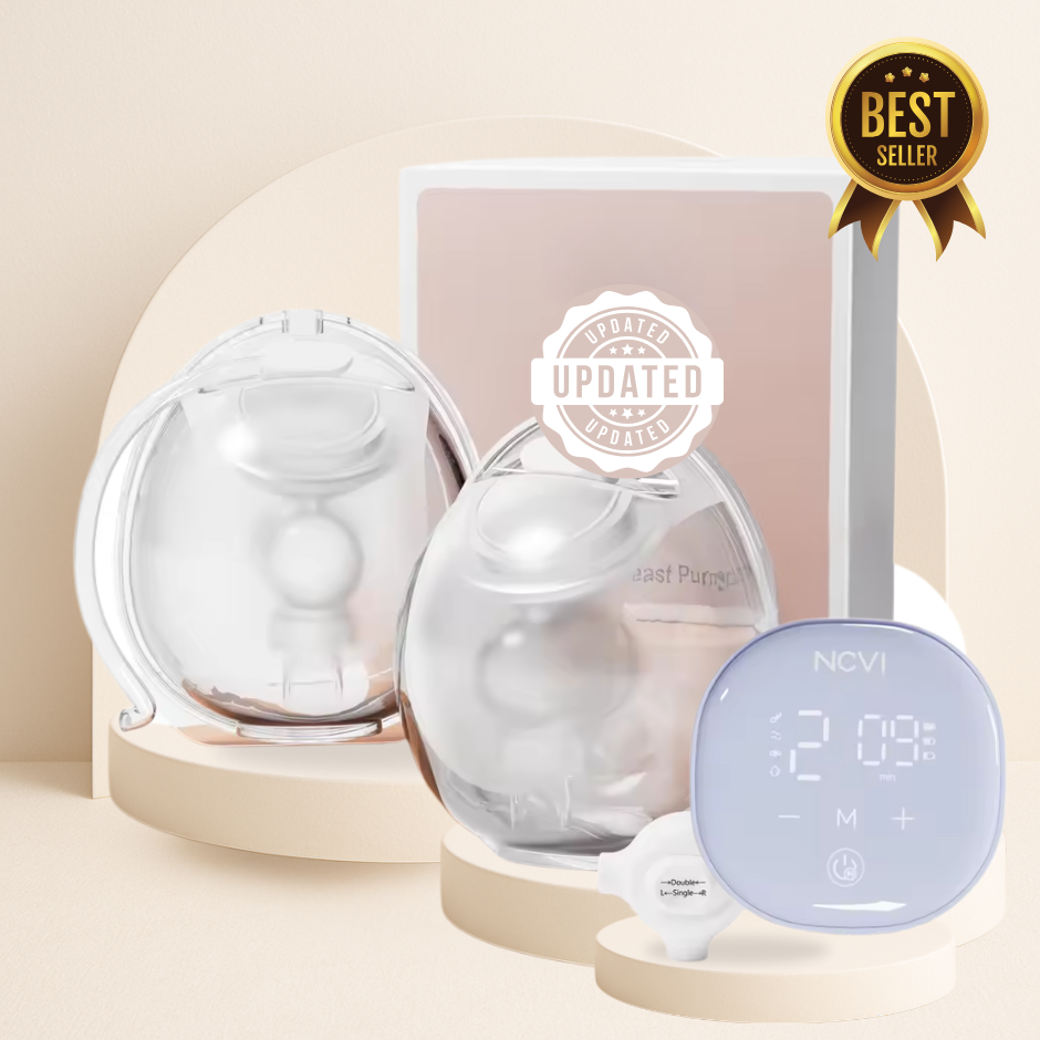 NewCare 2025 Double Electric Breast Pump - Ultra-Light Wearable Breastfeeding Pump