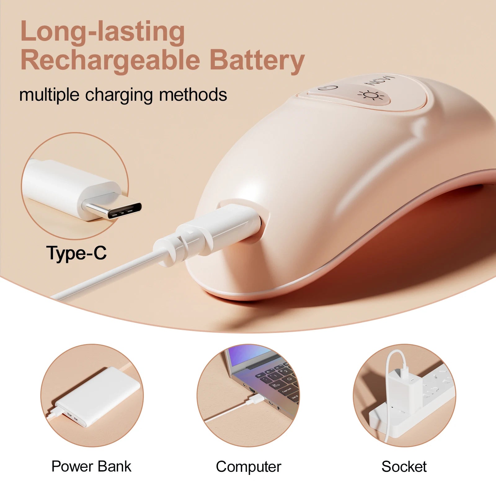 NewCare Breast Massager with Heat and Vibration 2 in 1 - Ergonomic, Portable Breastfeeding Support for Nursing Moms