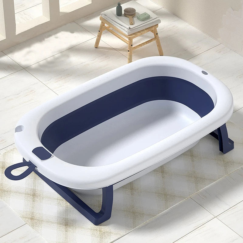 Bath Bathtub Folding Bathroom with Temperature Sensor