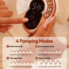 NewCare 2025 Double Electric Breast Pump - Ultra-Light Wearable Breastfeeding Pump